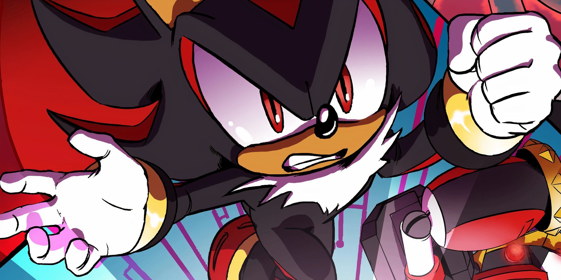 Shadow the Hedgehog pronto para lutar