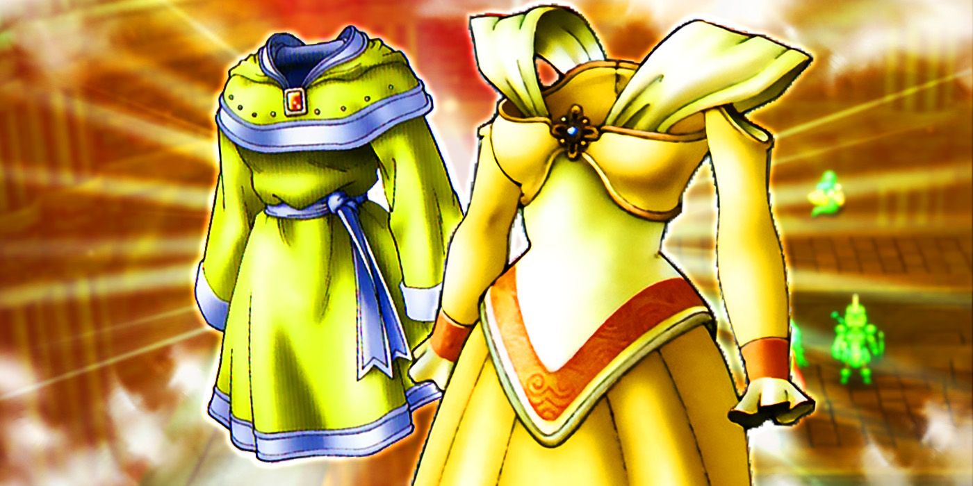 Shimmering Dress and Cloak of Evasion from Dragon Quest 3 HD-2D