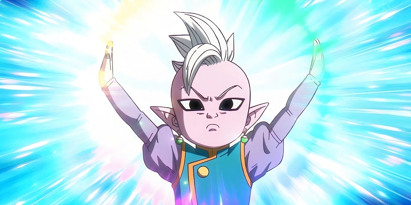 Shin using magic during Dragon Ball DAIMA. 