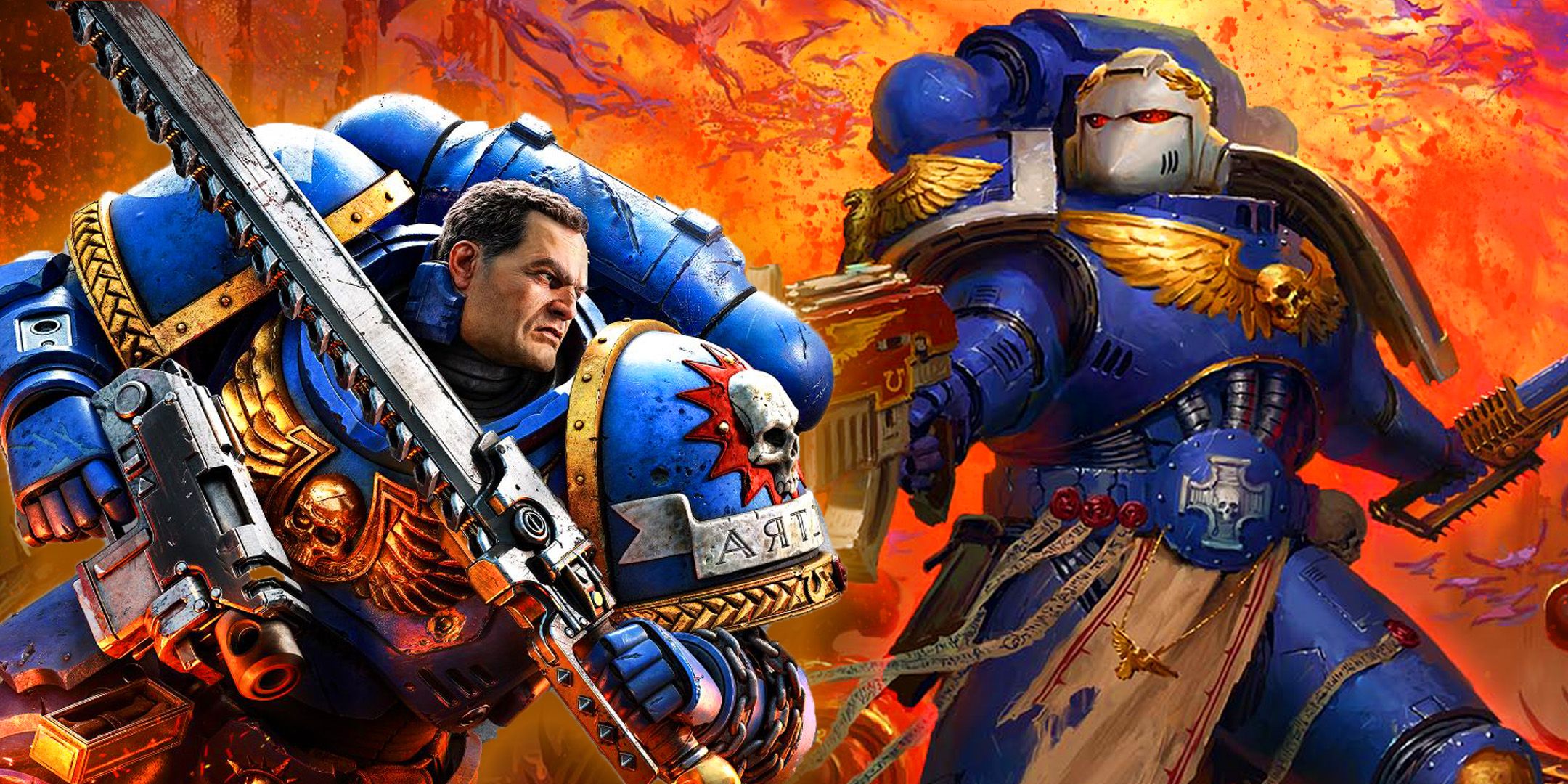 Cómo se relaciona un shooter retro Doom con Warhammer 40k: la historia de Space Marine 2