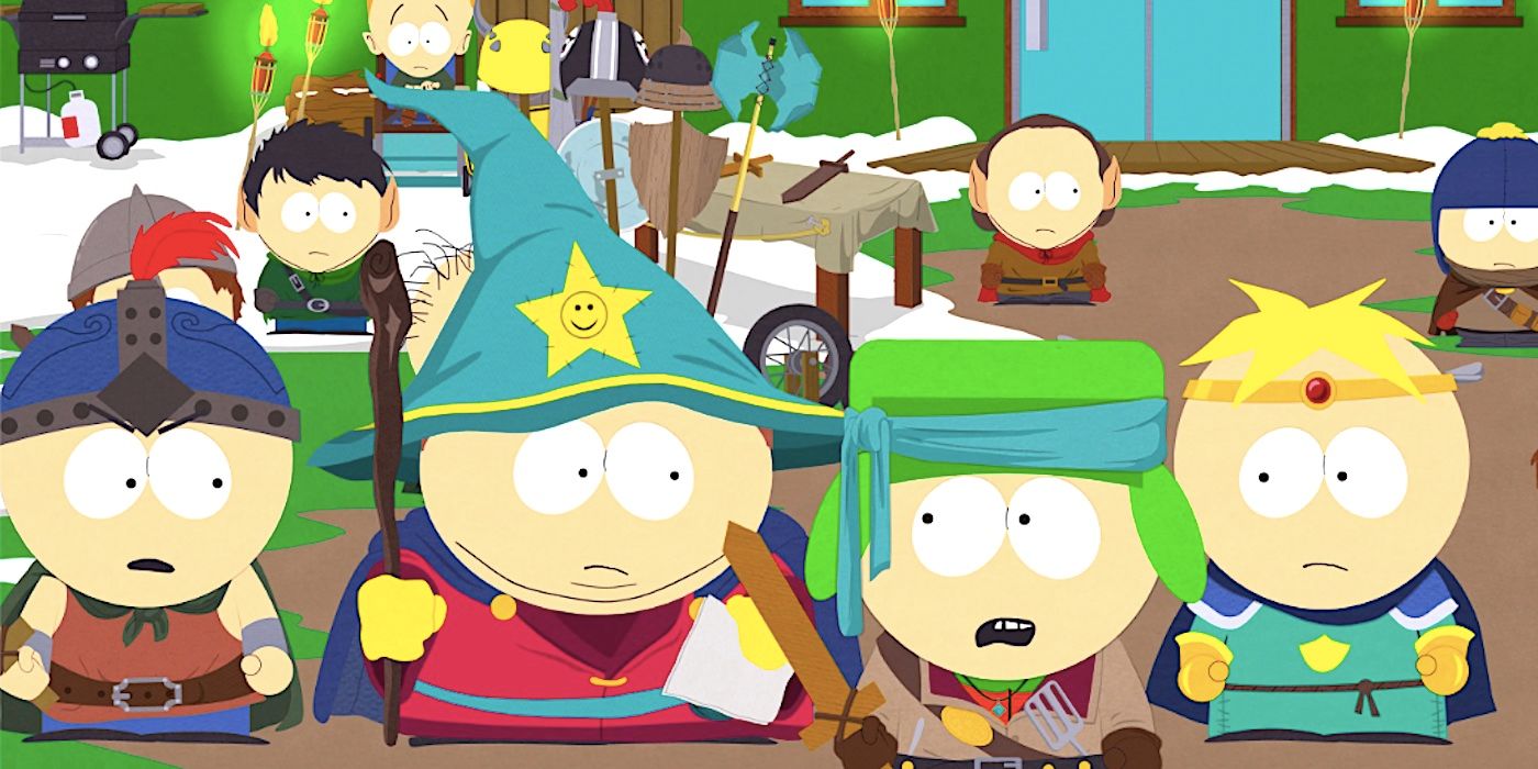 Stan Cartman Kyle and Butters dressed as Game of Thrones characters in South Park Black Friday