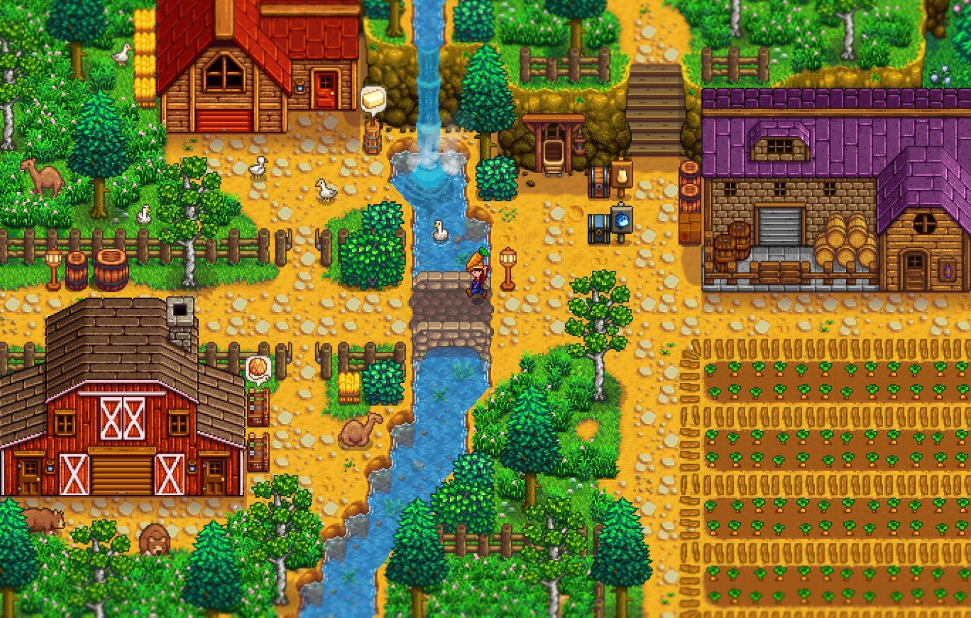 Los jugadores de Stardew Valley que experimenten problemas de rendimiento deben quitarse los sombreros de sus mascotas