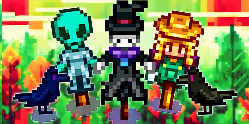 Stardew Valley Scarecrows and crows
