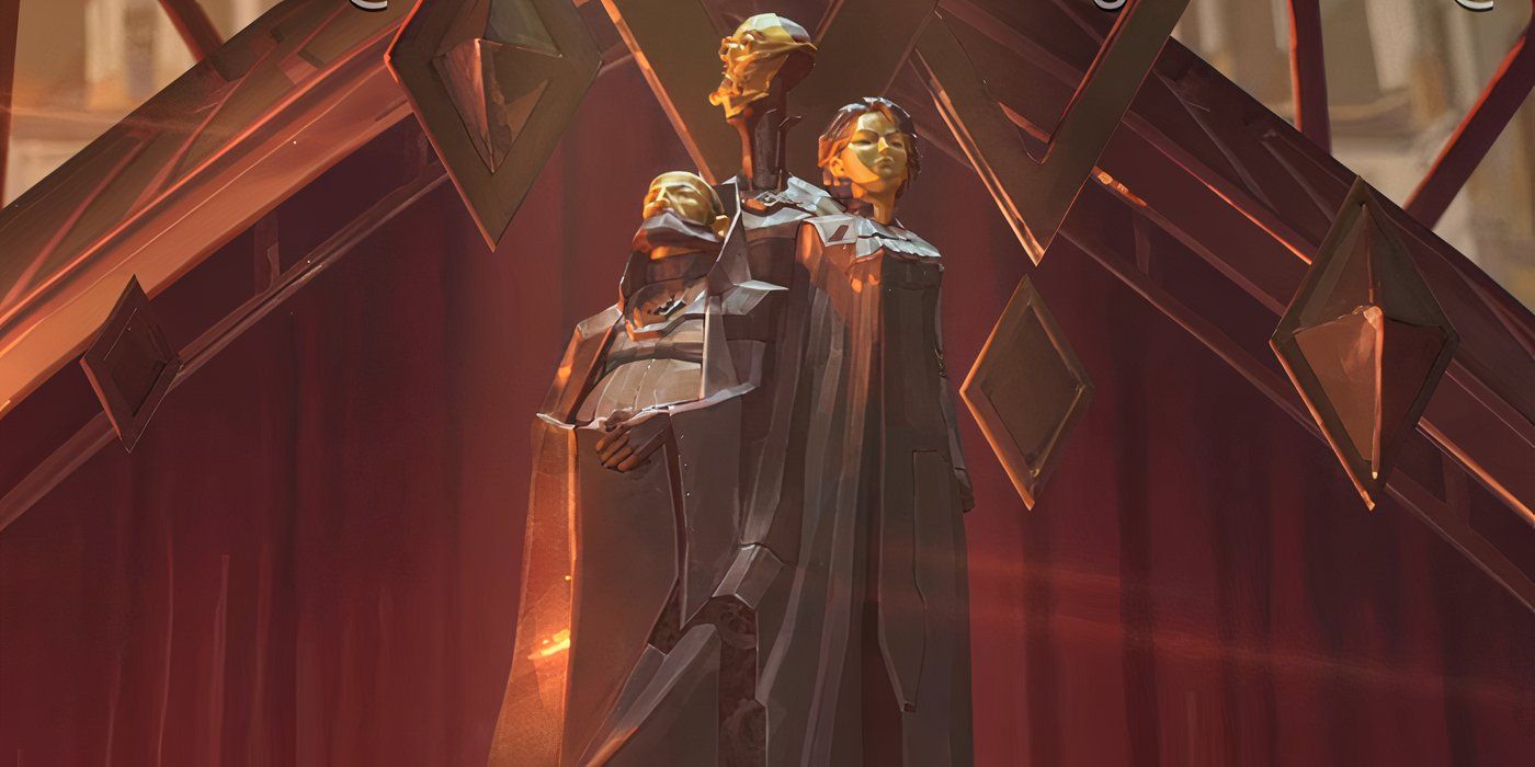 A statue commemorating the dead councilors of Arcane season 2 (2024)