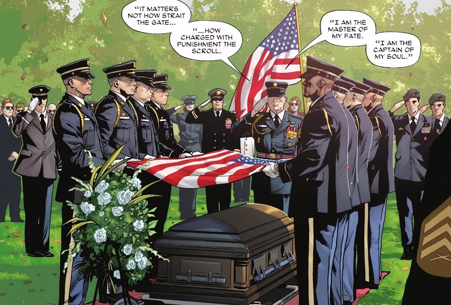 Funeral de Steve Trevor em Mulher Maravilha