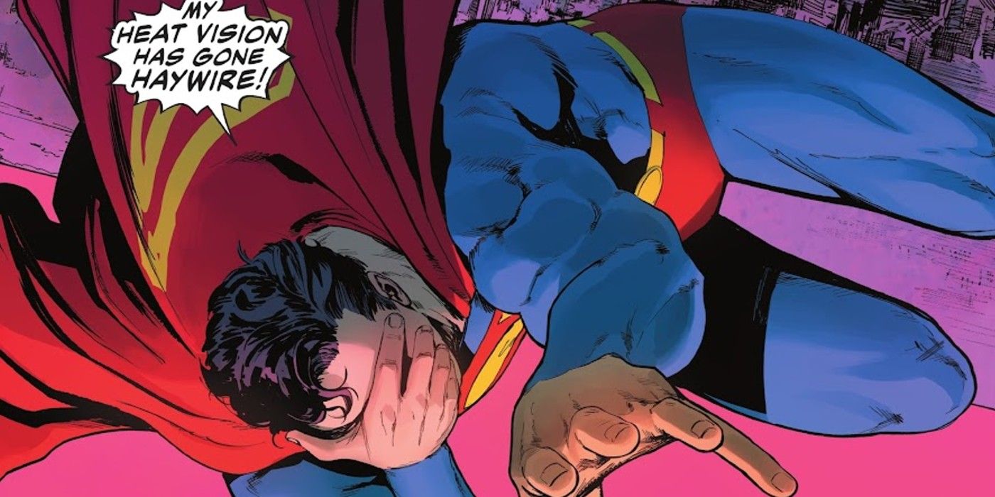 Superman's heat vision went out of control