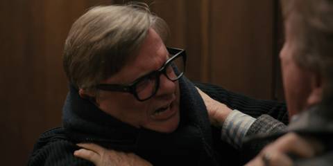 Teddy Dimas fighting with Oliver Putnam in Only Murders in the Building