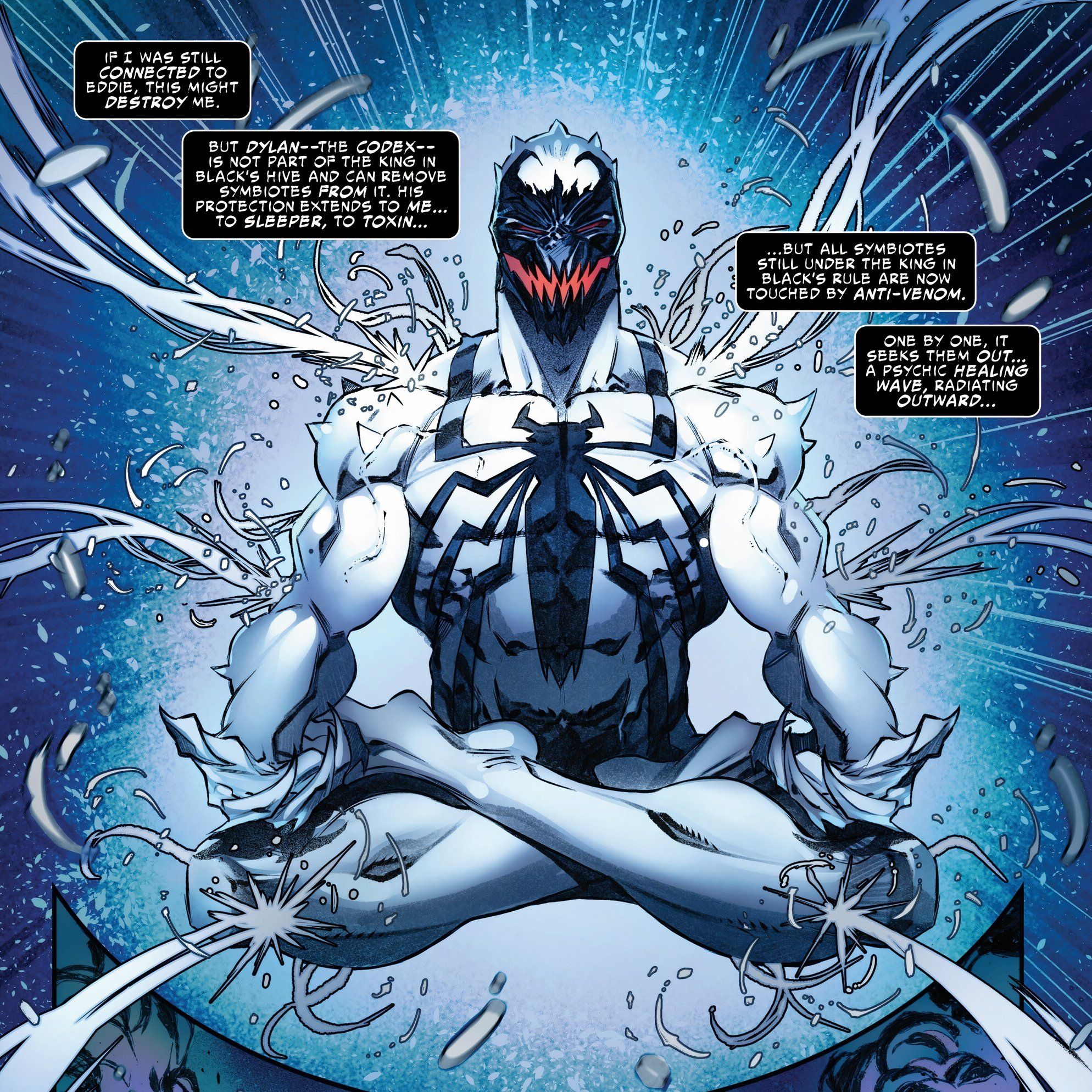 Eddie Brock se transforma no Anti-Rei de Preto