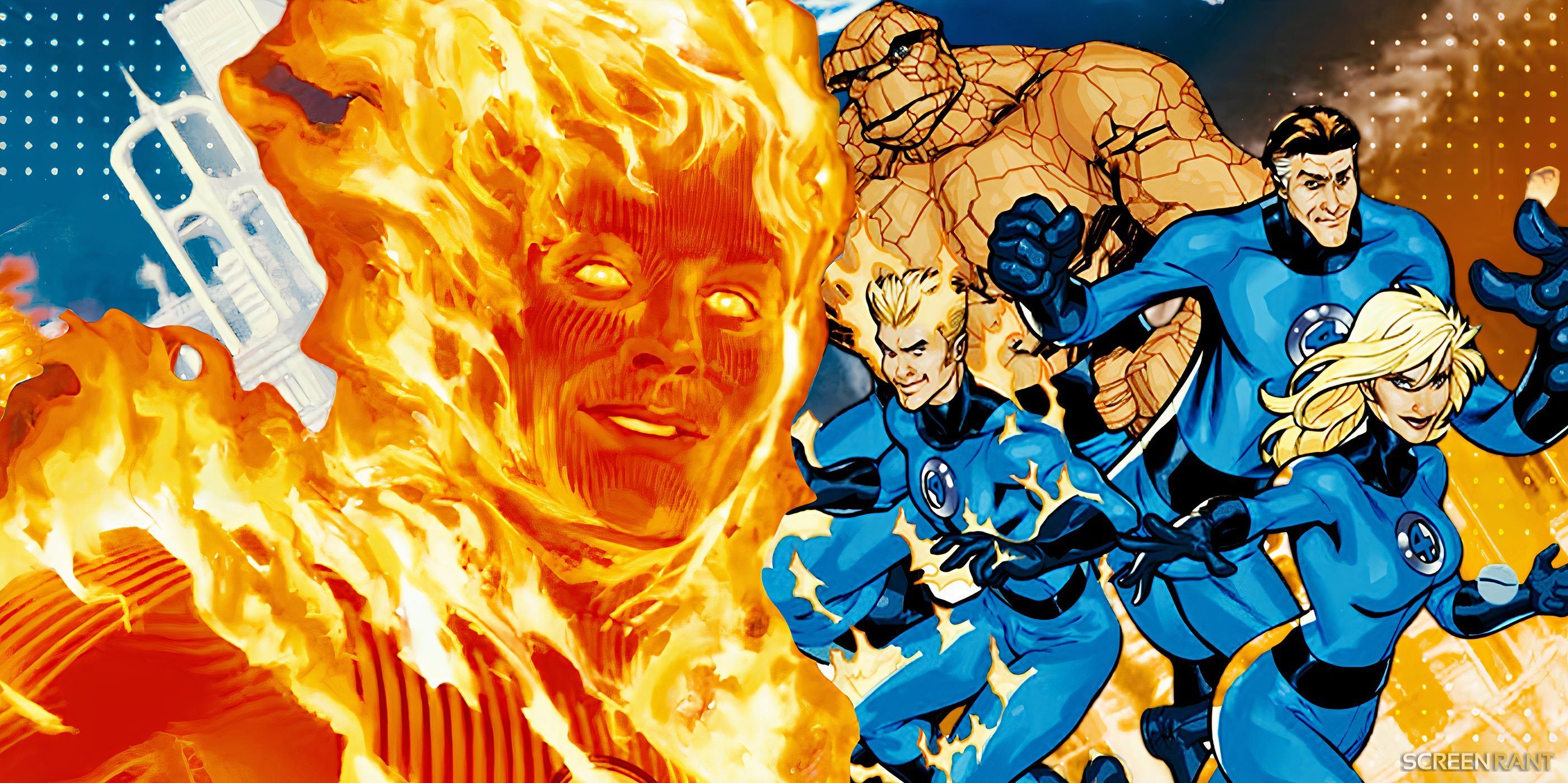 Does the Human Torch's suit look better than Reed and Sue's in the MCU