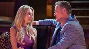 The Golden Bachelorette Contestant Chock Chapple and Joan Vassos Speaking Together