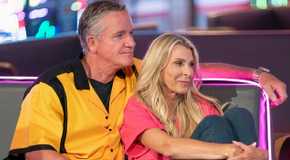 The Golden Bachelorette Couple Chock Chapple and Joan Vassos On Bowling Group Date