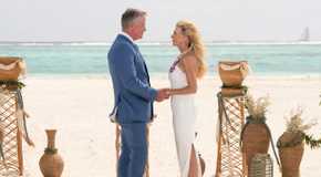 The Golden Bachelorette's Joan Vassos and Chock Chapple Holding Hands Before Engagement