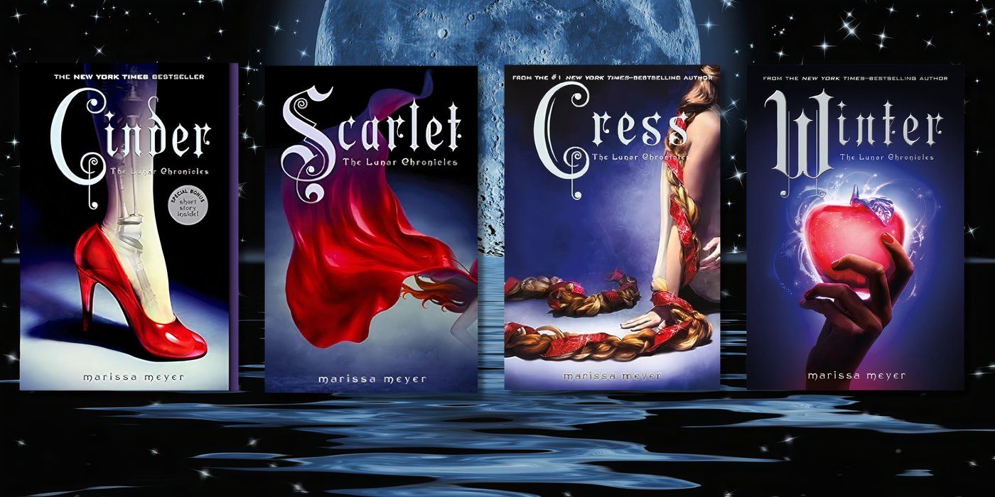 The Lunar Chronicles by Marissa Meyer Book Covers