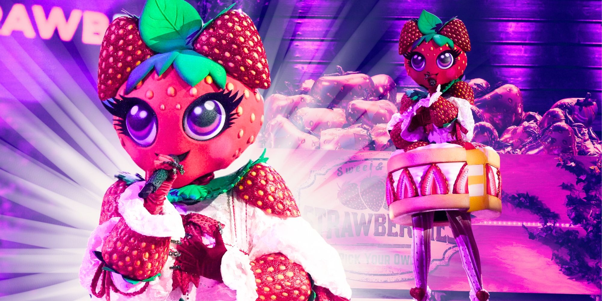 أداء المغني المقنع Strawberry Shortcake جنبًا إلى جنب