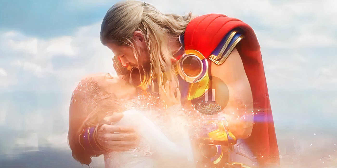 Thor con Jane Foster muriendo en Thor Love and Thunder