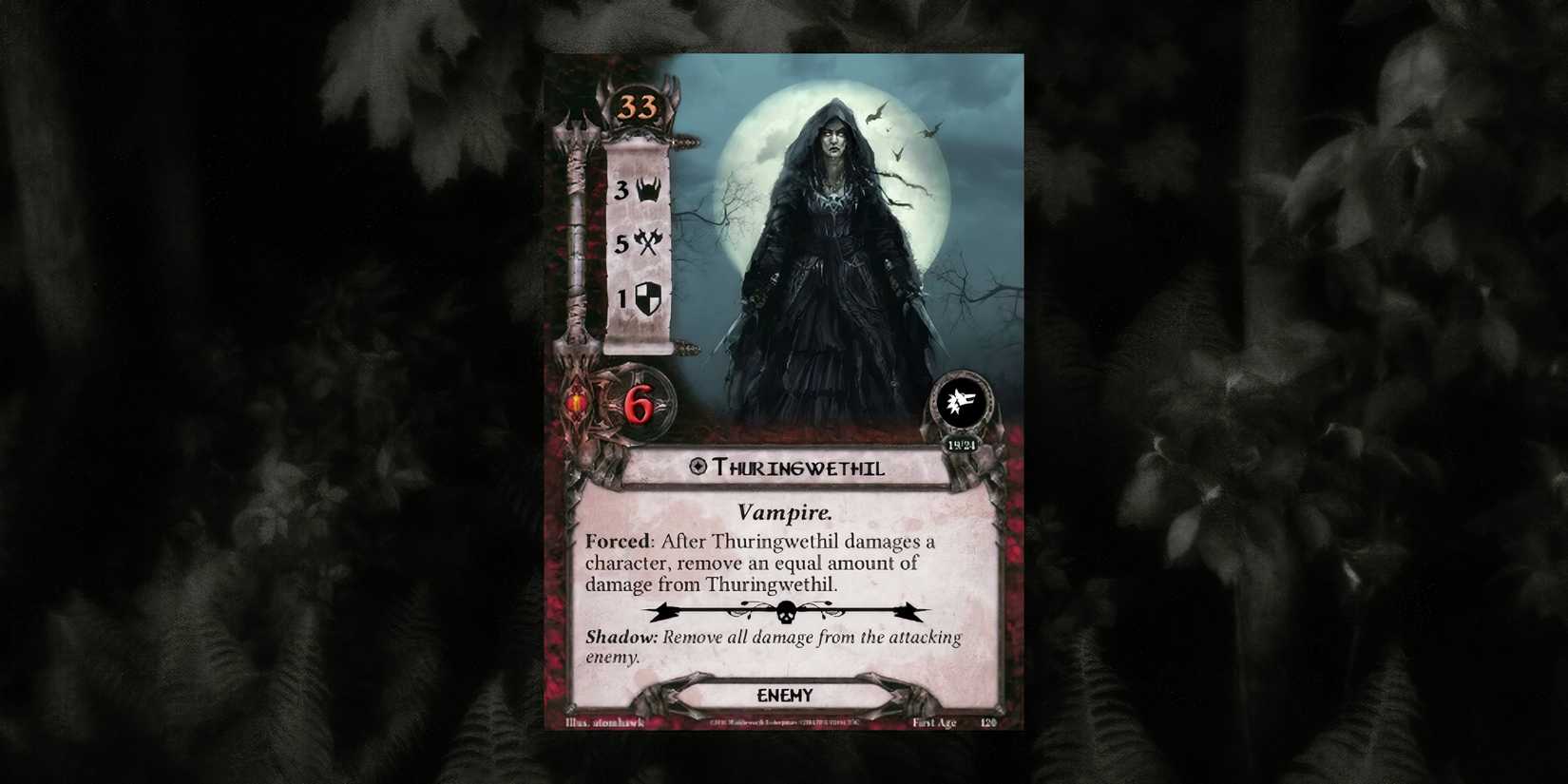 Thuringwethil in The Lord of the Rings.