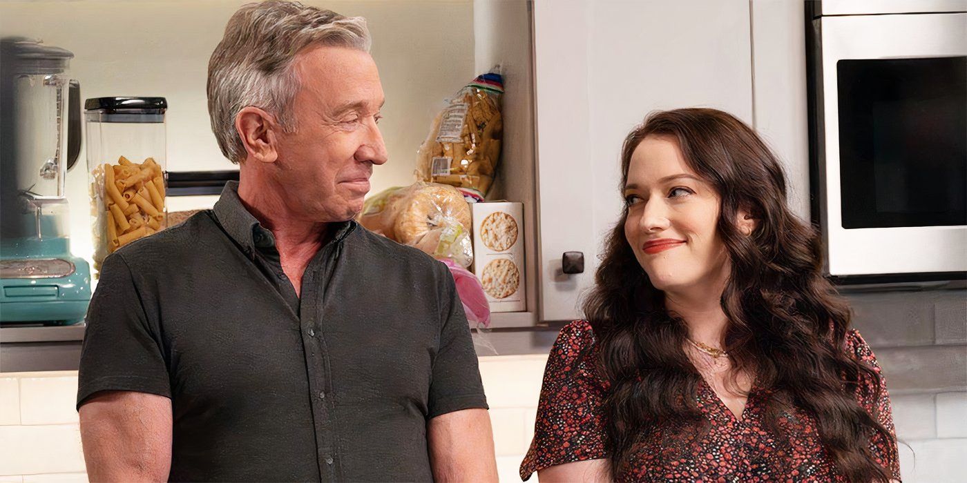 Tim Allen y Kat Dennings en una escena de Shifting Gears