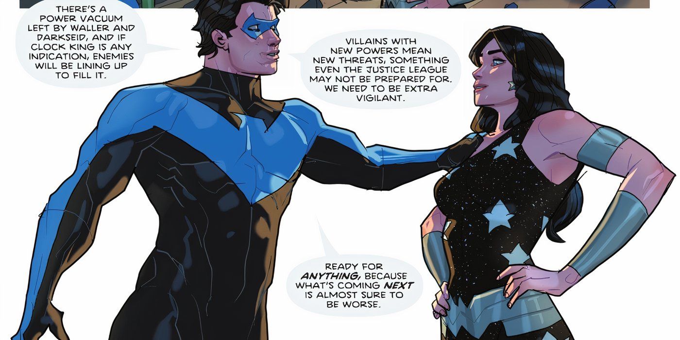 Painel de quadrinhos: Nightwing revela que Amanda Waller deixa o mesmo vácuo de poder no DCU que Darkseid