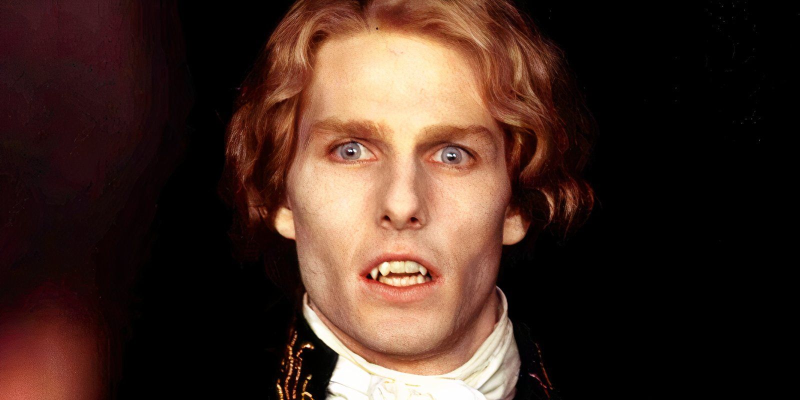 Tom Cruise staring straight ahead as Lestat in Interview with the Vampire