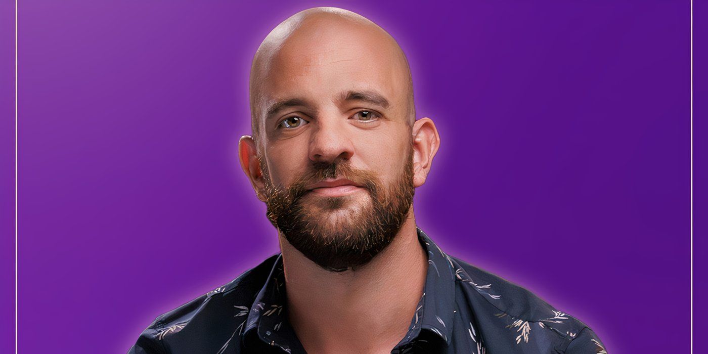  Argentina season 1 Tomás Hernan Cohen in a dark flowered shirt with a purple background