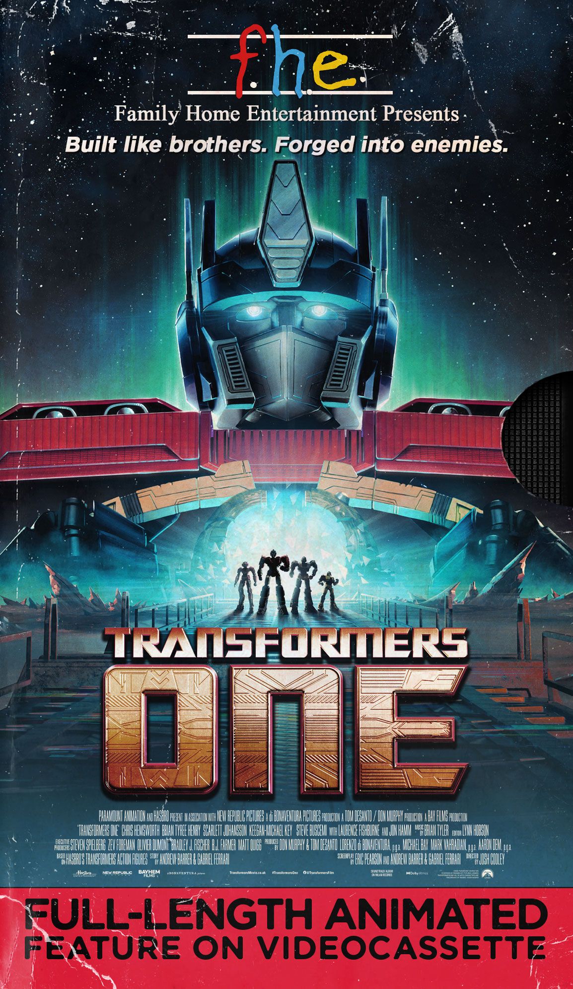 Transformers One Reimagined In '80s VHS Art With Nostalgic G1 Style