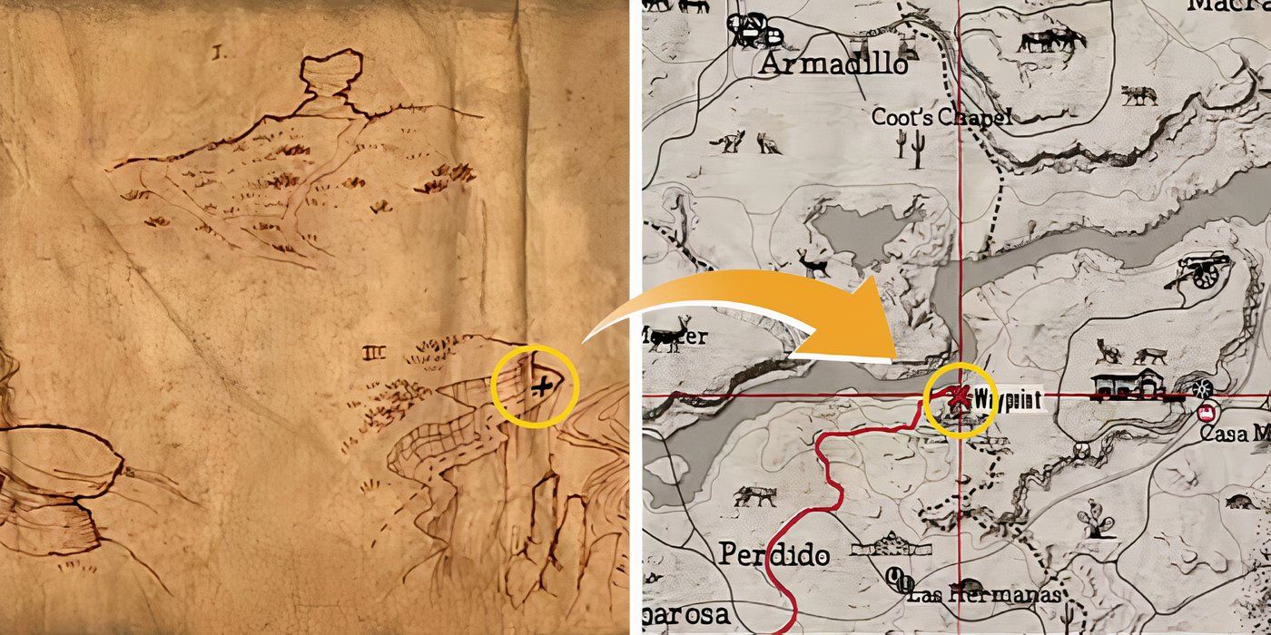 Treasure Map 7 Location in Red Dead Redemption