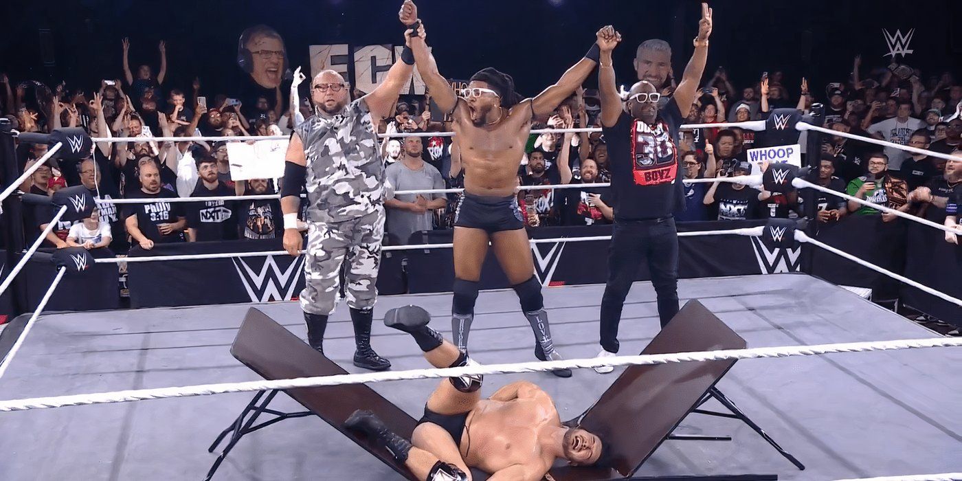 Trick Williams and Dudley Boyz NXT ECW Tribute