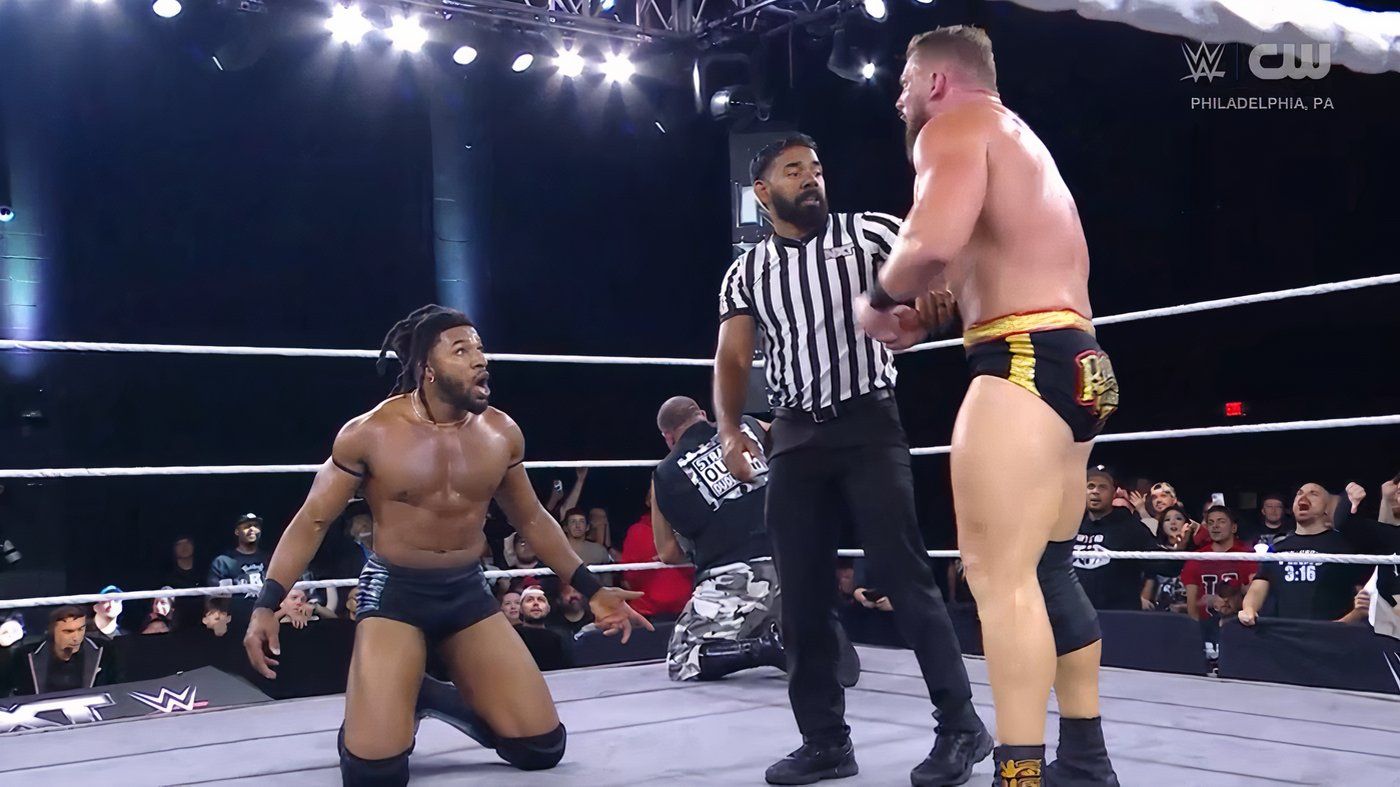 Trick Williams está sorprendido de que Ridge Holland lo dejara fuera de la arena ECW en NXT