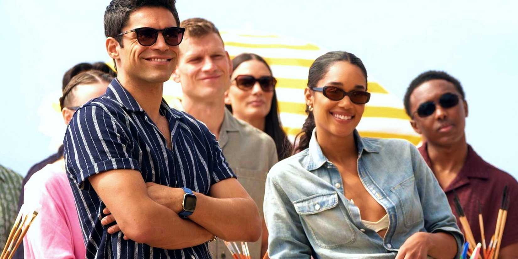 Sean Teale and Laura Harrier as Tristan and Vivian in Doctor Odyssey
