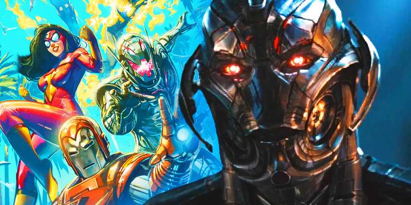 Ultron AI in Avengers Age of Ultron and the West Coast Avengers in 2024 in Marvel Comics