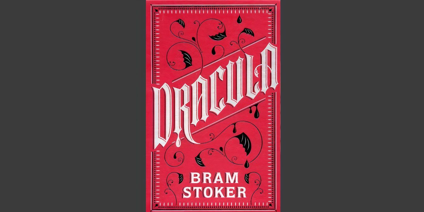 The book cover of Dracula by Bram Stoker.