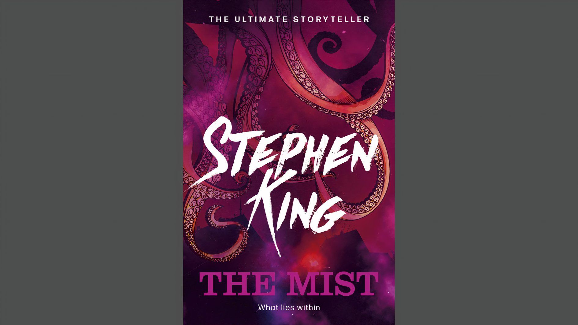 The book cover of The Mist by Stephen King.