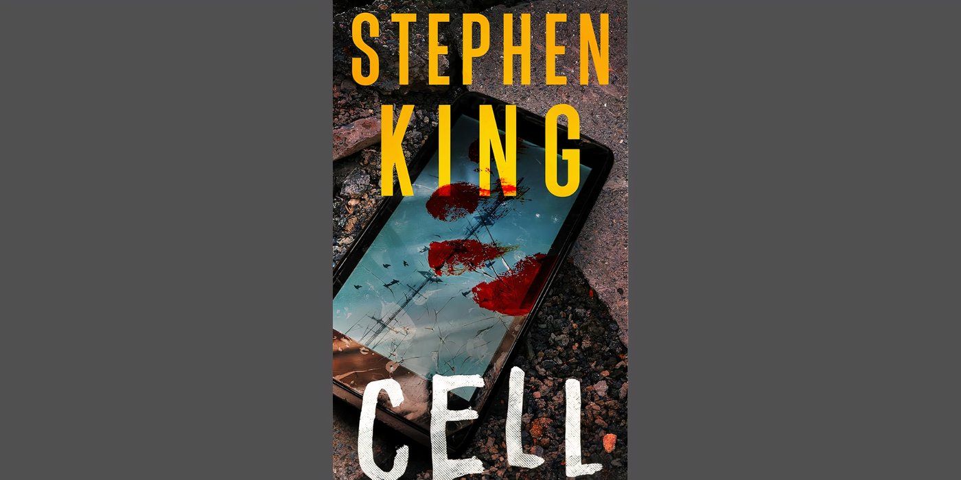 The book cover of Cell by Stephen King.