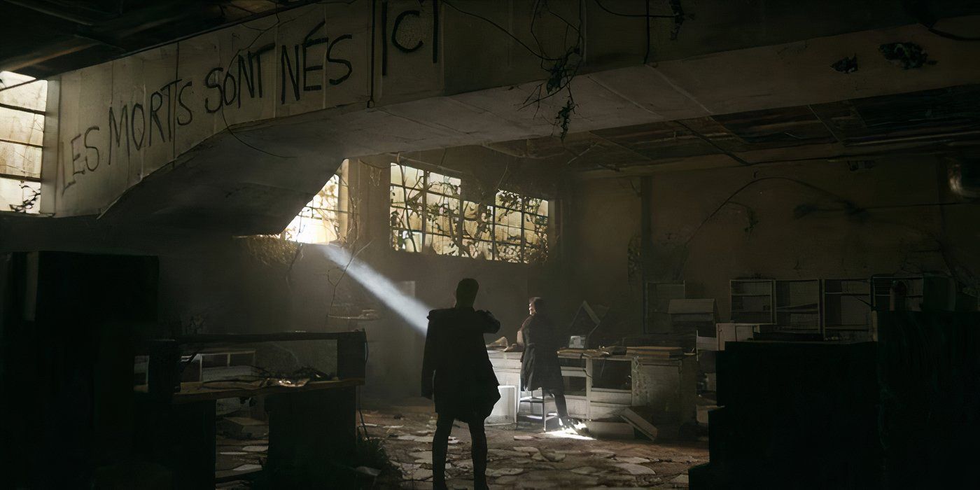 The French lab in The Walking Dead: World Beyond's post-credits scene.