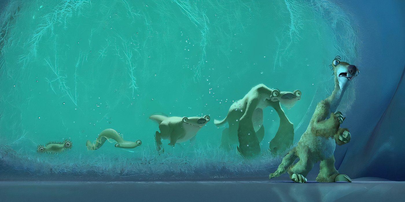 Esta escena de Ice Age predice cada película de la serie