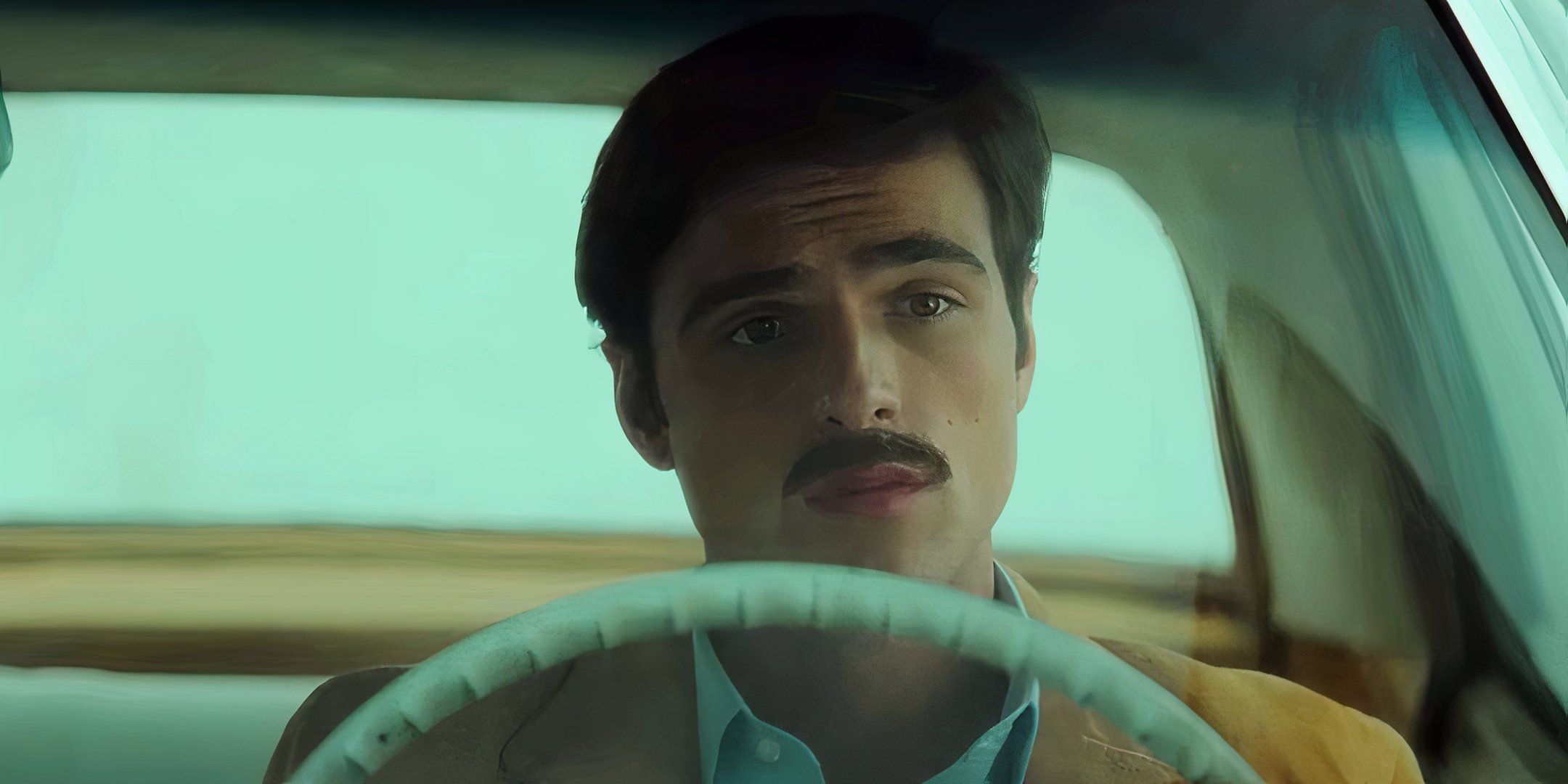 Jacob Elordi driving a car in Oh, Canada