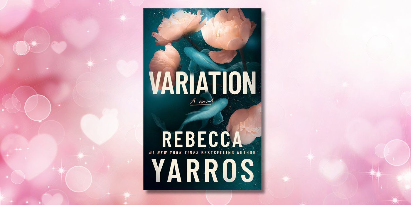 Variation by Rebecca Yarros on pink heart background