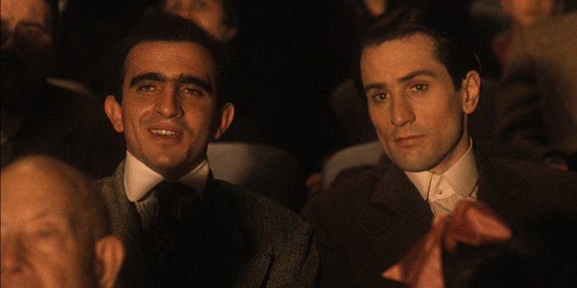 Vito sits with Genco in The Godfather Part II