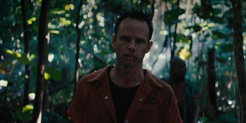 Walton Goggins in Predators looking offscreen