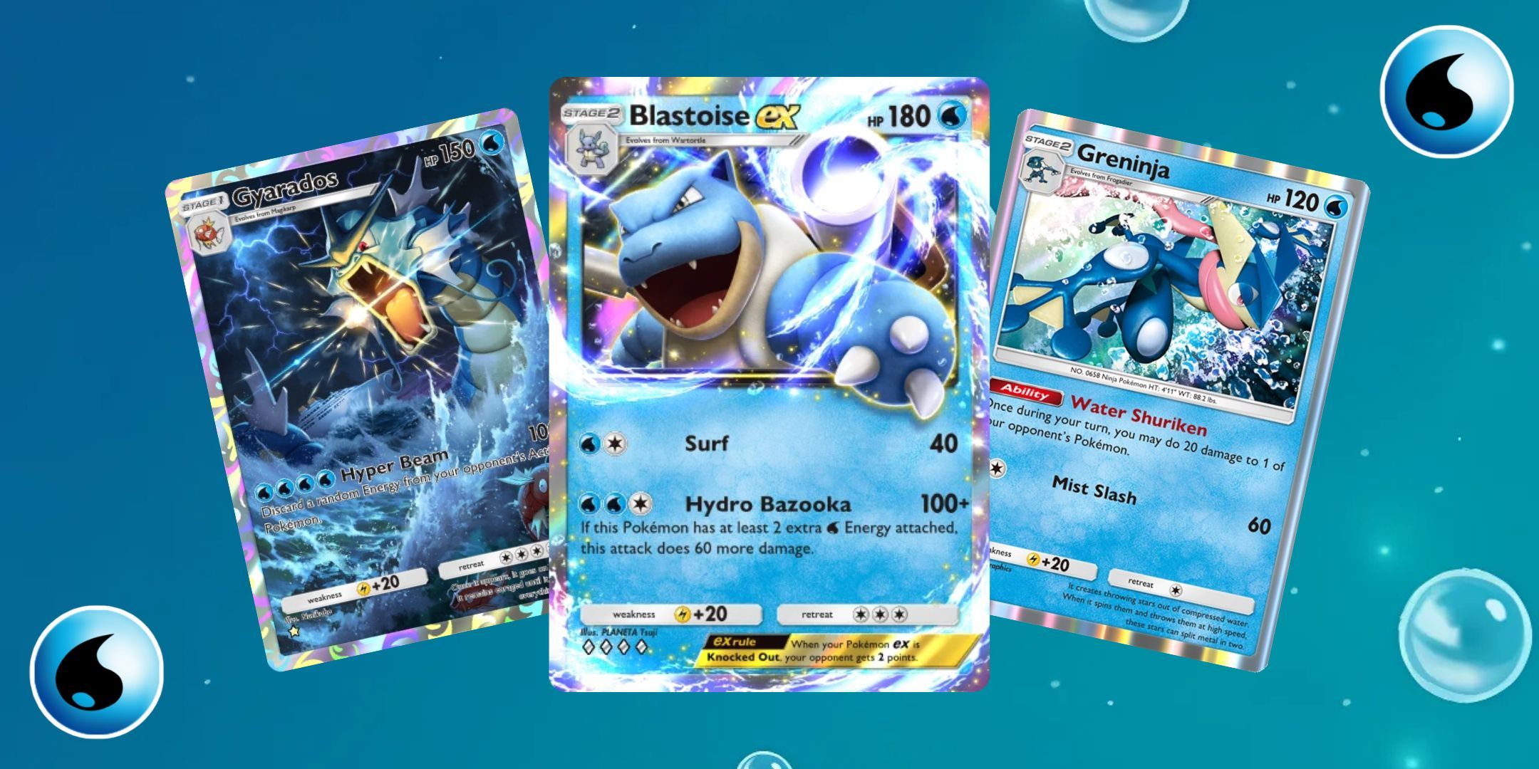 10 Best Water-Type Cards To Use In Pokmon TCG Pocket