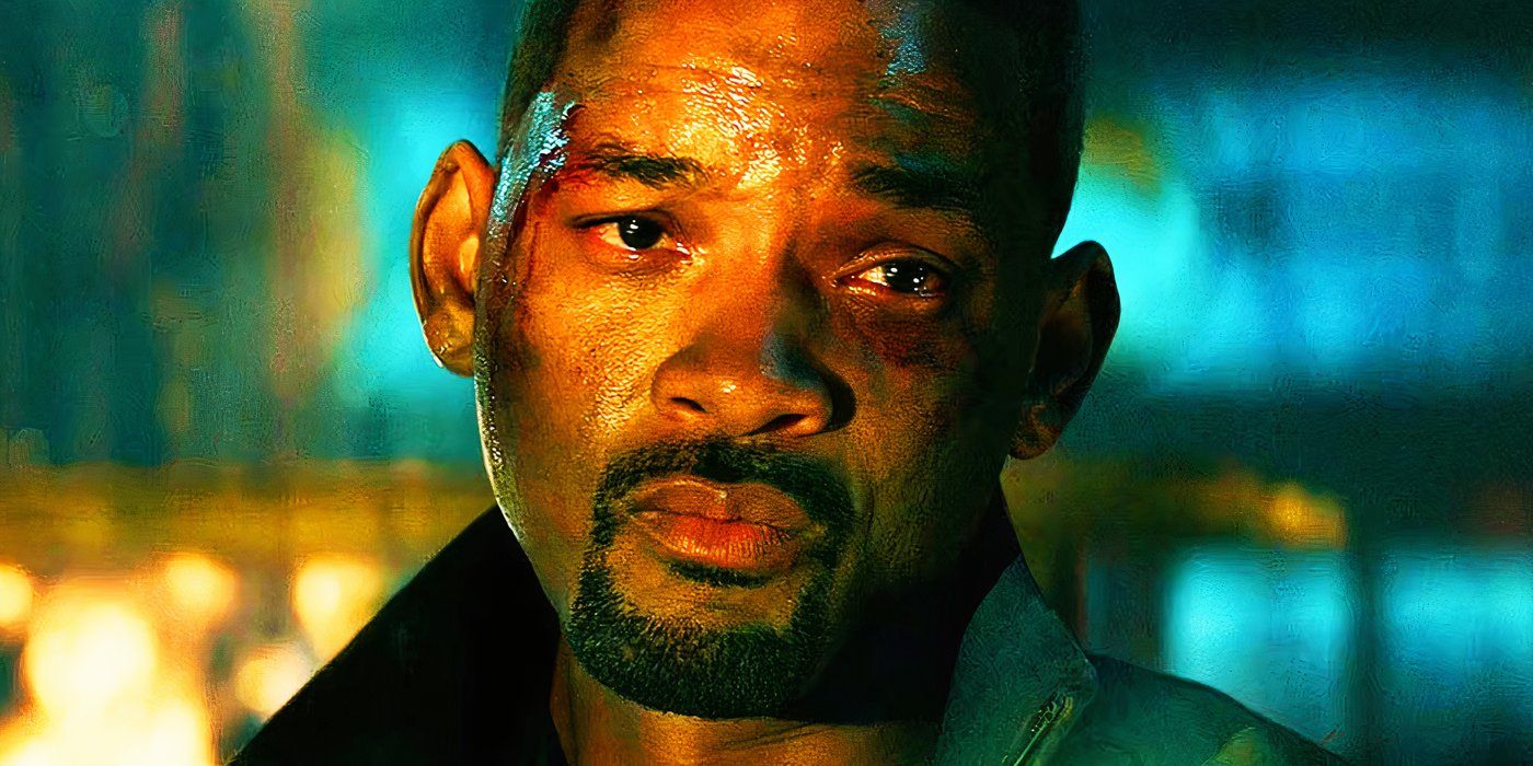 Will Smith looking sad