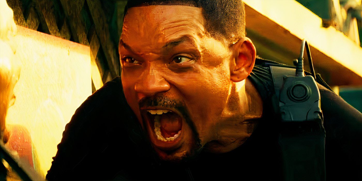 Will Smith screaming in Bad Boys