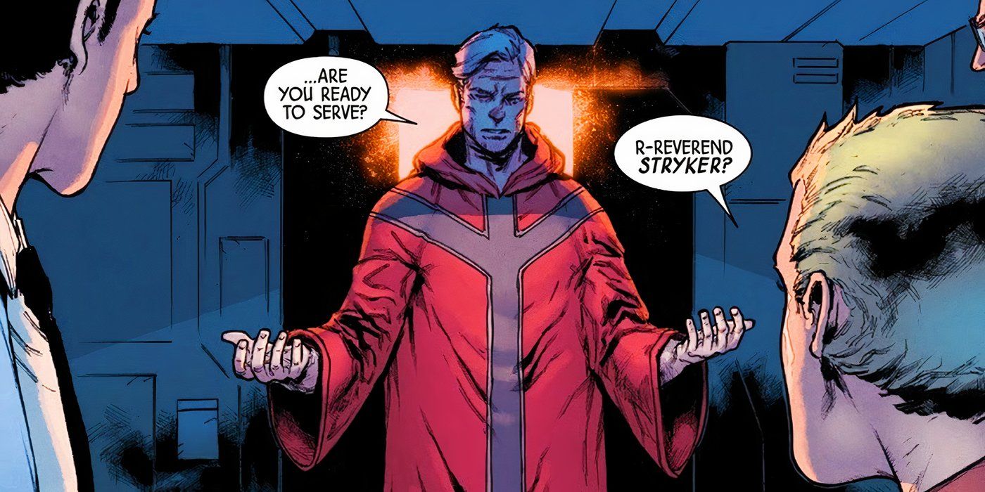 William Stryker in his robes in Marvel Comics