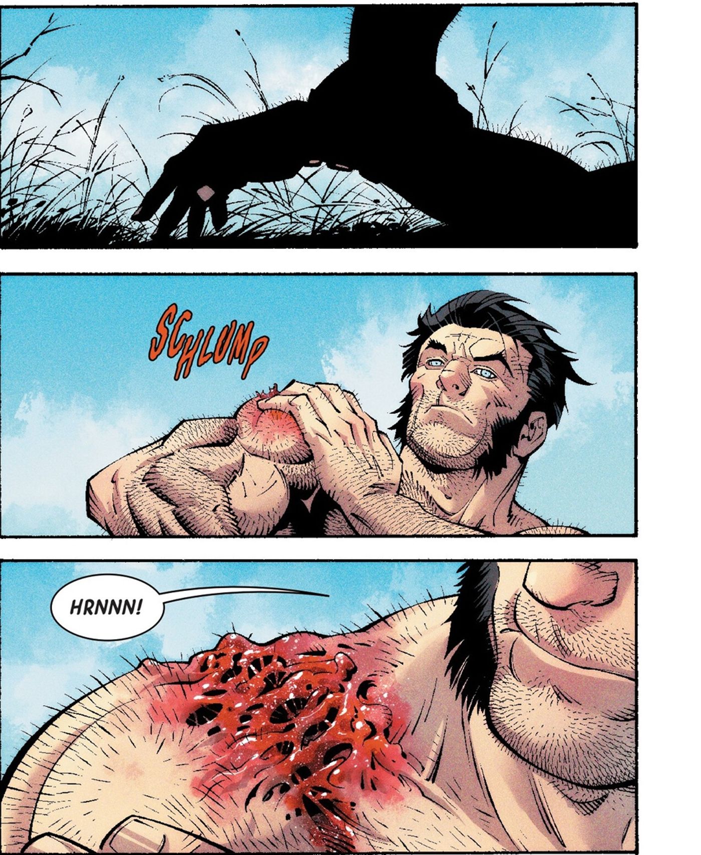 Wolverine Reattaches His Arm