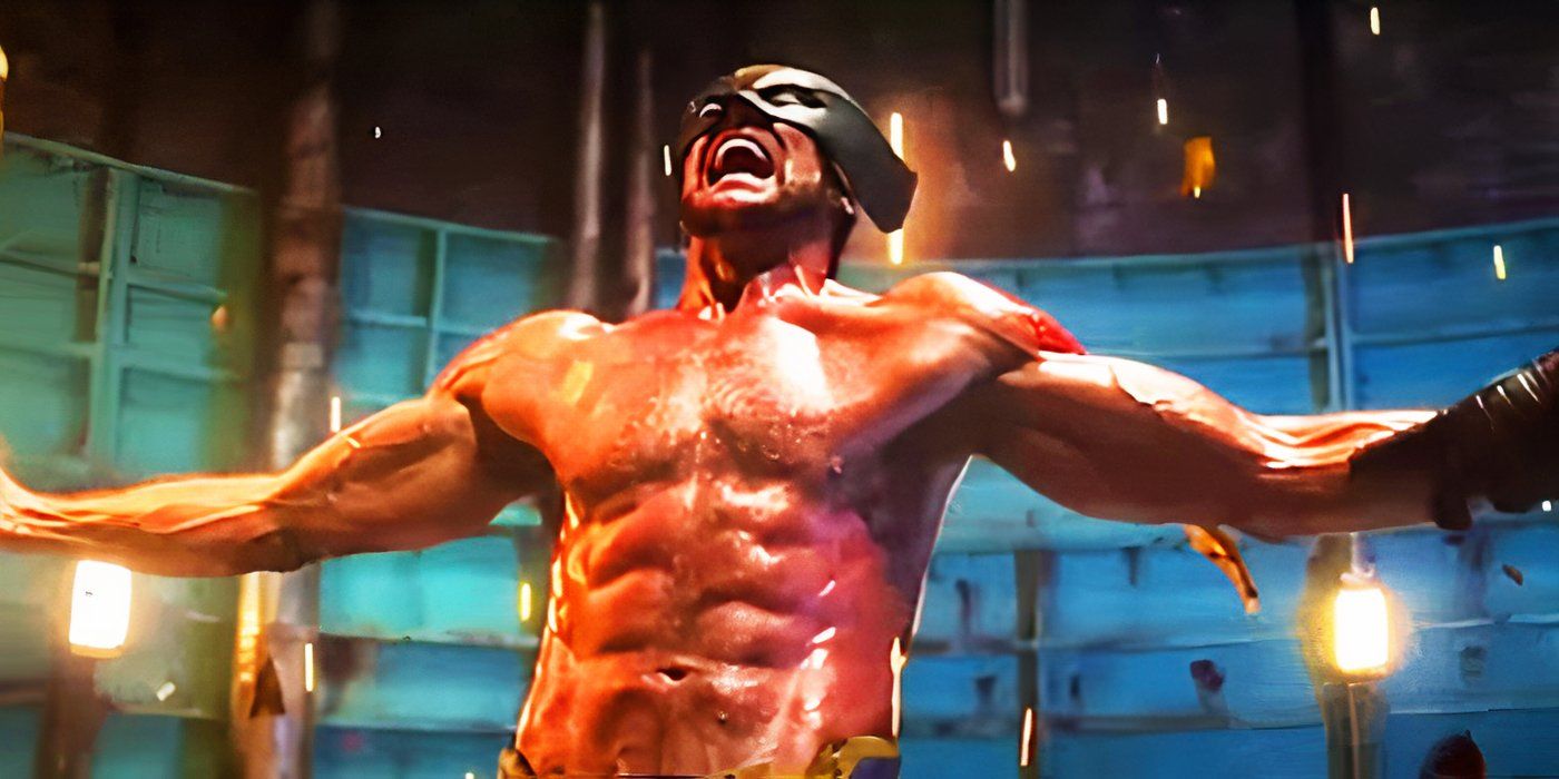 Wolverine shirtless in Deadpool & Wolverine