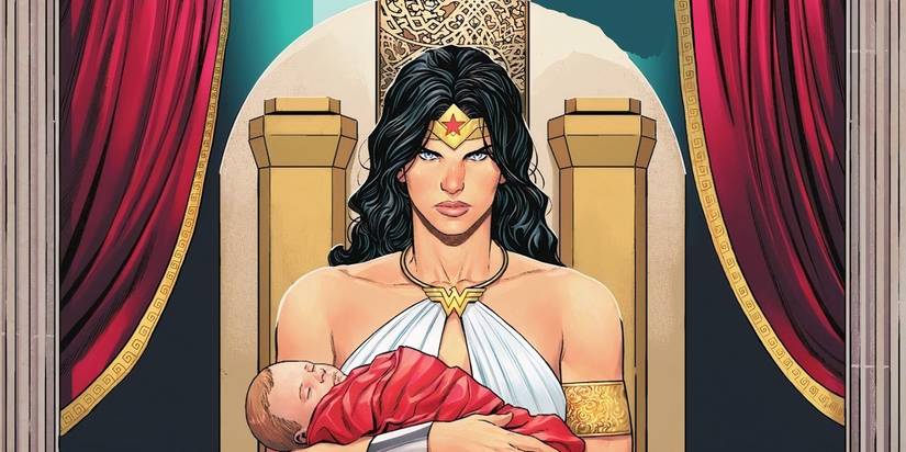 Wonder Woman #15 Queenly Diana feature trinity lizzie daughter
