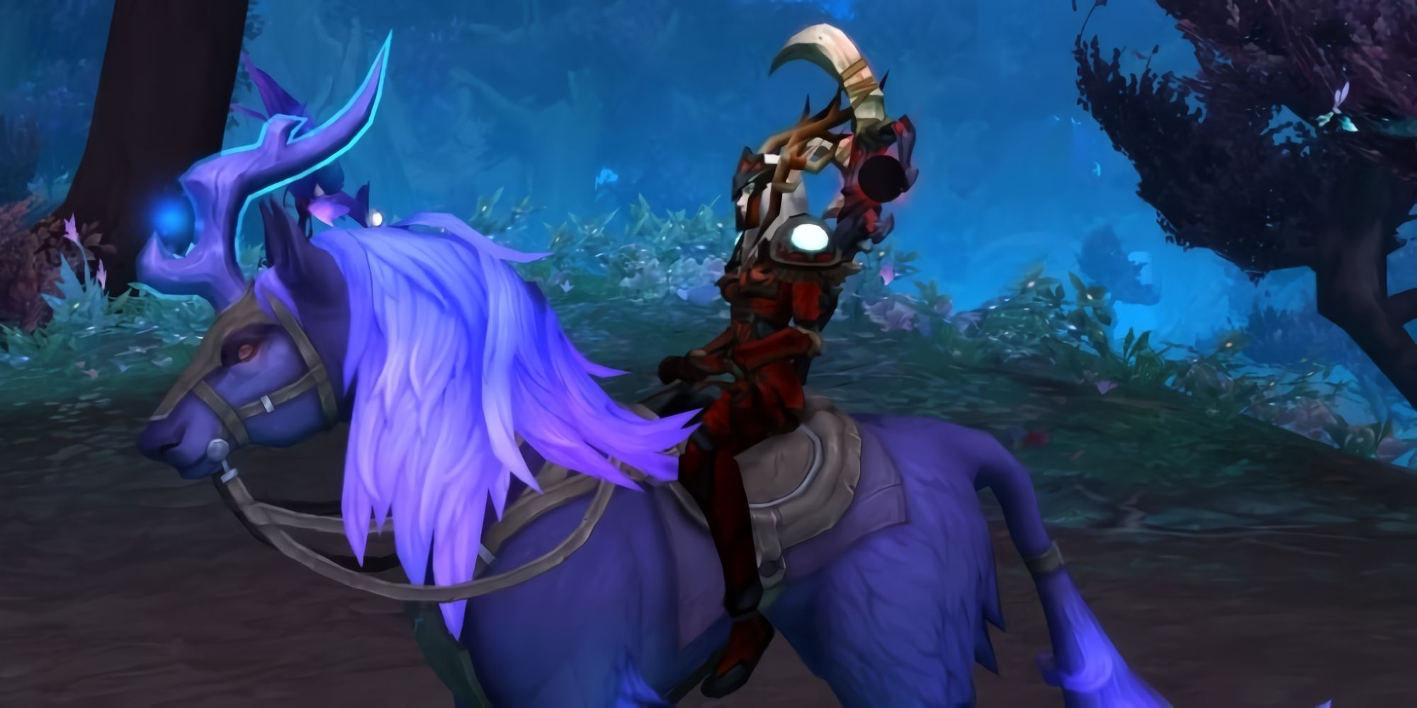 Swift Gloomhoof Mount from World of Warcraft.