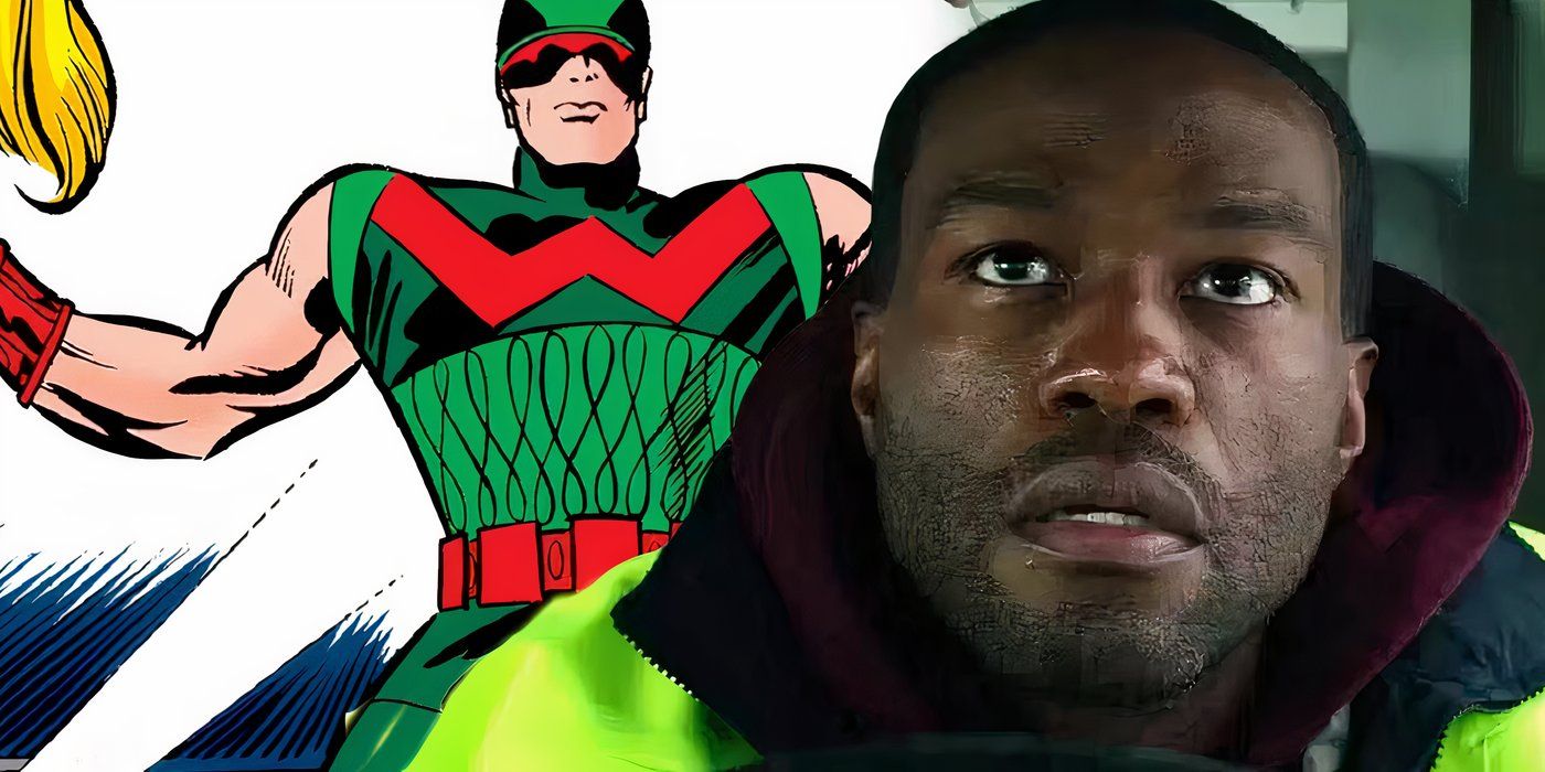 Yahya Abdul-Mateen in Ambulance in front of Wonder Man