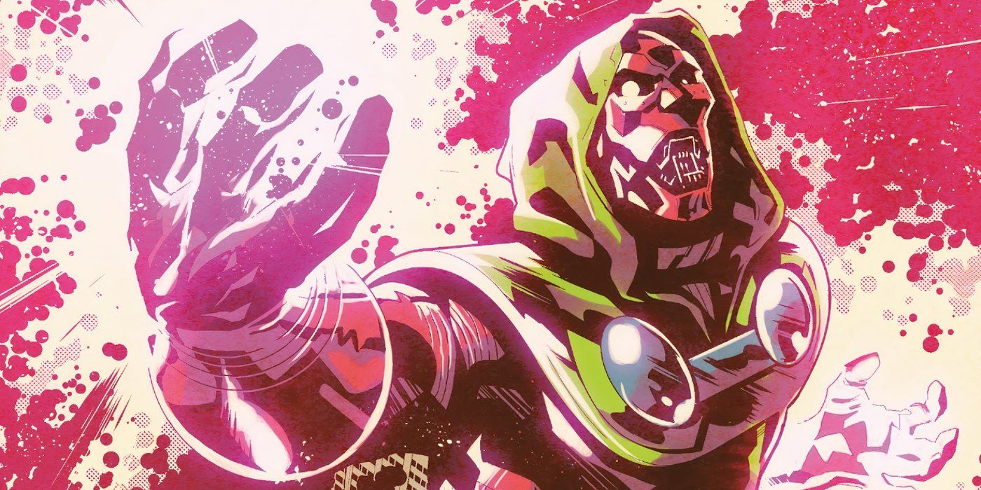 Doctor Doom taking over Galactus' body.