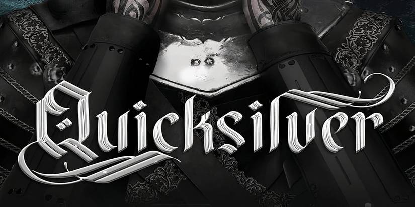 The bottom half of the cover of Quicksilver by Callie Hart